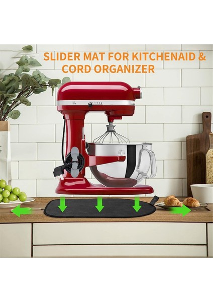 Kitchenaid Stand Mixer Için 6-8l Için Kayar Mat, Mutfakaid Mikser Aksesuarları Için Uyumlu Kaydırıcı Mat (Yurt Dışından) modelleri