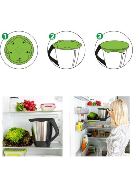 Gıda Sınıfı Silikon Kapak Mühürlü Fermantasyon Kapağı THERMOMIXTM31/TM5/TM6 Mutfak Mikser Aksesuarları Için Uygun (Yurt Dışından) indirimleri