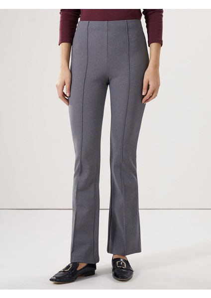 Yeni Sezon Ekstra Dar Fit Ispanyol Paça Kadın Pantolon modelleri