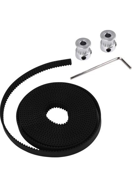 Sıcak 3D Yazıcı Parçaları Aksesuar 2pcs Gt2 16TEETH 16 Diş Zamanlama Alümyum Kasnak 5mm Genişlik 6mm ile 2m 2m 6mm Gt2 Kemer (Yurt Dışından) modelleri