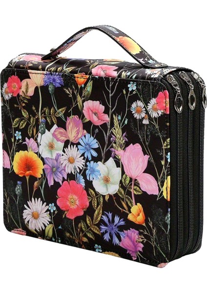 Öğrenci Veya Sanatçı Için Fermuarlı Kalemlikli Renkli Kalem Kutusu B (Yurt Dışından)