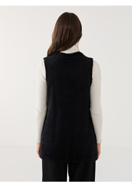 Yeni Sezon V Yaka Kadın Triko Yelek indirimleri