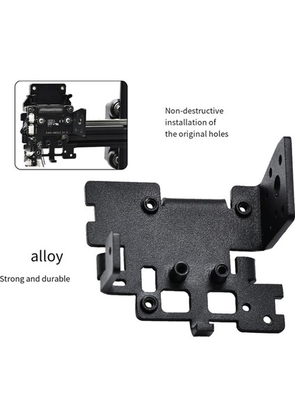 x Eksen Yükseltme Kiti 6061 Alüminyum Alaşım Braket Plakası Ender-3 V3 Se Için Raysız Se (Yurt Dışından) modelleri