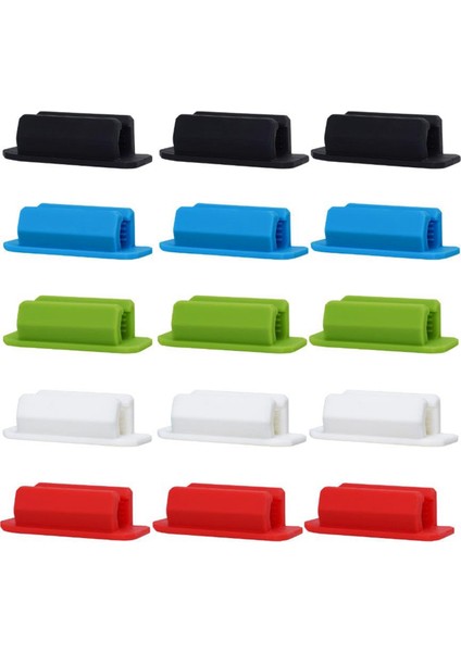15 Adet Yapışkanlı Silikon Kalemlik Masa, Kalemlik (Yurt Dışından)