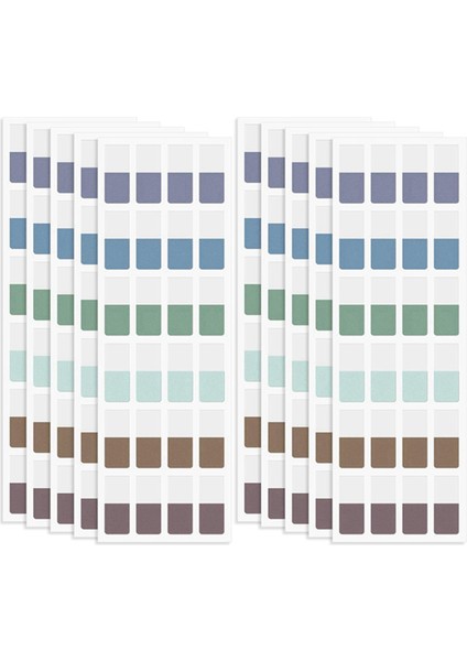 Yapışkanlı Dizin Kendinden Yapışkanlı Kitap Sekmeleri 0,47X1,1 Inç Defterler Içinfiles (Yurt Dışından)