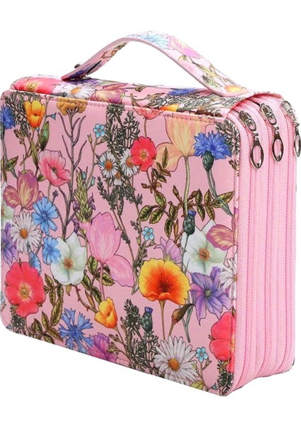 Öğrenci Veya Sanatçı Için Fermuarlı Kalemlikli Renkli Kalem Kutusu D (Yurt Dışından)