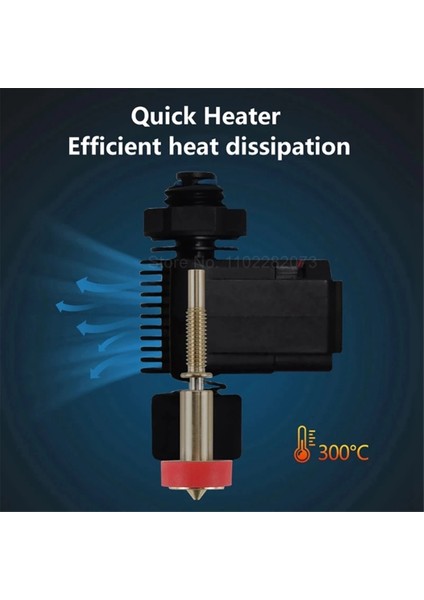 Revo Hotend Extruder Için 0.25MM 0.4mm 0.6mm 0.8mm 3D Yazıcı Entegre Nozullar Pirinç Nozul 0.6mm (Yurt Dışından) modelleri