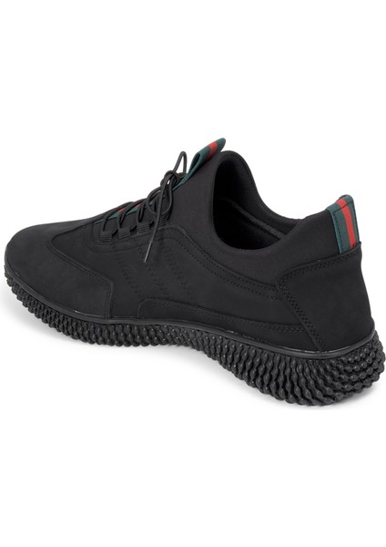 Siyah Deri Sneakers Erkek Ayakkabı fiyatları