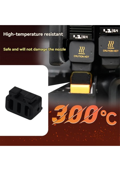 Bambu Laboratuvar Için Nozul Silecek Bambu Lab H2D Hotend Nozul Silikon Fırça Temizleme Aracı 4pcs (Yurt Dışından) fiyatları