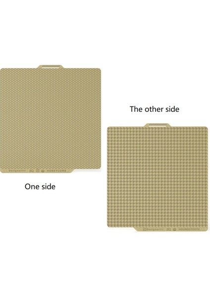 Bikalı Panda Buildplate Tasarımcı Serisi Çift Dokulu 3D Baskı Yapım Plakası Bambu X1/p1/a1 Yazıcılar Için Petek ve Houndstooth (Yurt Dışından) fırsatları
