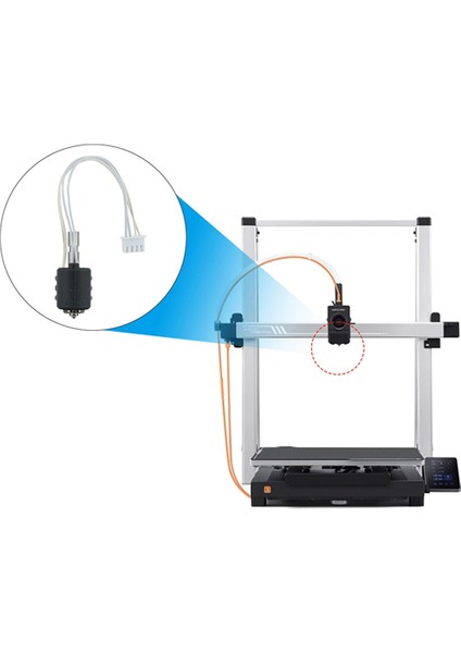 Anycubic Kobra 3 Max Hotend Termistor Seramik Isıtıcı 24V 80W Anycubic Kobra 3 Maksimum Combo 3D Yazıcı Parçaları 2pcs (Yurt Dışından) fırsatları