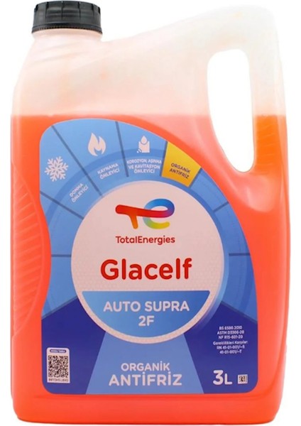 Glacelf Auto Supra Organic Antifriz - 3 Litre