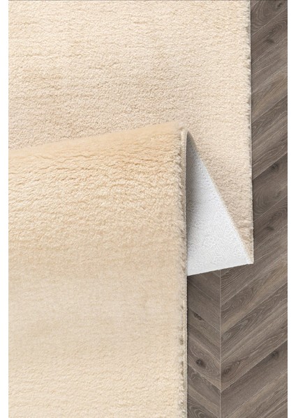 Yumuşak ve Rahat Peluş Yolluk, Oval Tasarım, Şık ve Kullanışlı Bej Renk Seçeneği modelleri