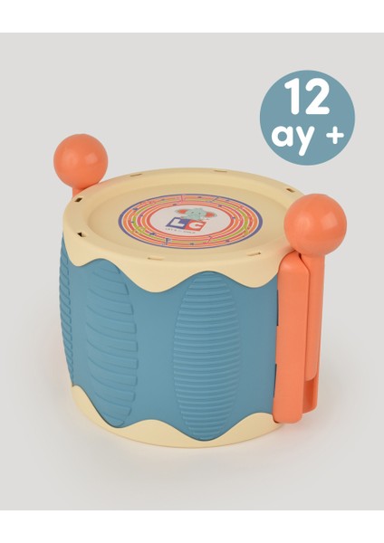 Mavi Eğlenceli Davul 0-8 Yaş Arası Çocuklar İçin Güvenli Müzik Oyuncağı modelleri
