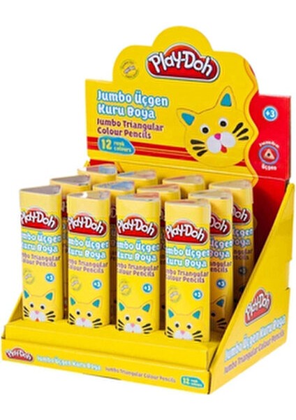 Jumbo Üçgen Kuru Boya 12 Renkli Tüp Seti Çocuklar İçin Eğlenceli Boyama Deneyimi modelleri