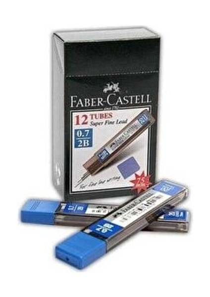 -Castell Kalem Uçları Super Fine 0.7 mm 20 Adet Mavi Renk 75 mm Ölçülerle fiyatları