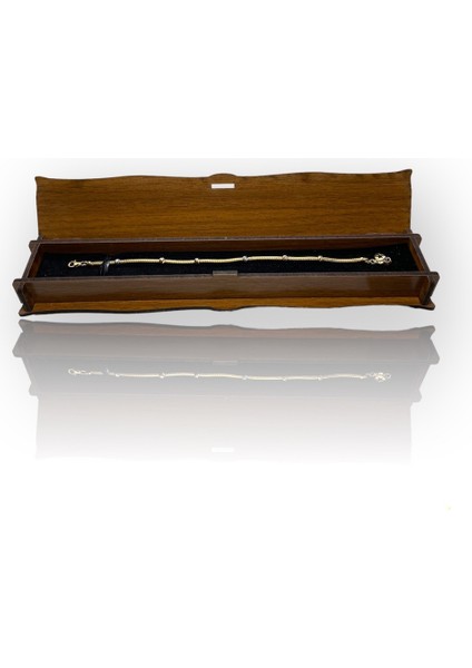 Tek Sıra Üç Renk Toplu Altın Bileklik modelleri