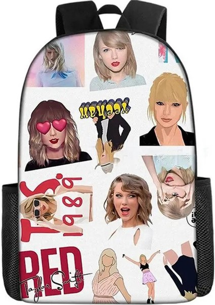 Taylor Swift Children'ın Sırt Çantası Anime Sırt Çantası Seyahat Yıldız Koleksiyon Çantası Bilgisayar Omuz Çantası Hediyesi: 1A1-A1G (Yurt Dışından)
