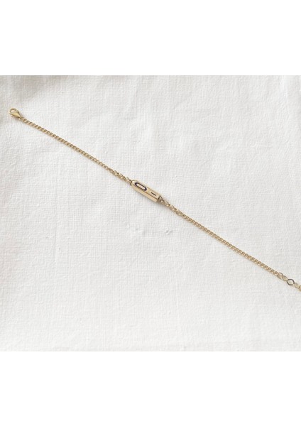 Mineli Spor Altın Bileklik