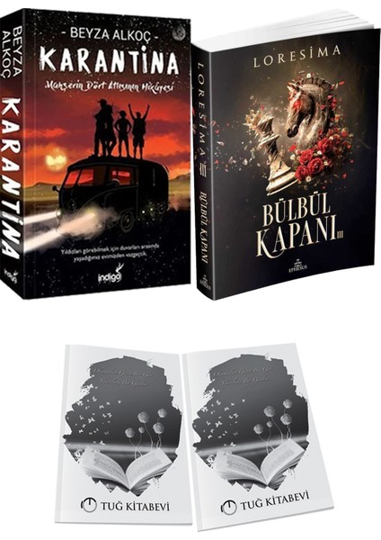 Bülbül Kapanı 3 ve Karantina 1 Beyza Alkoç 2li Set + Hediyeli