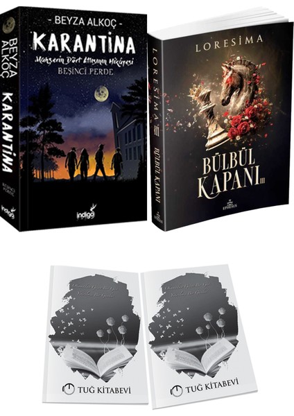 Bülbül Kapanı 3 ve Karantina 5 Beyza Alkoç 2li Set + Hediyeli