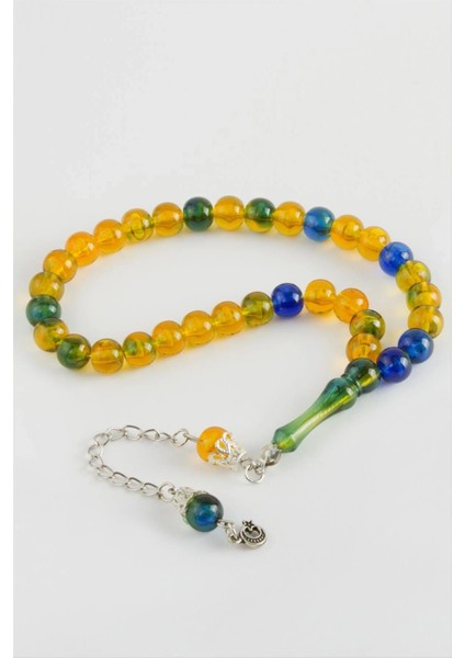 Buğz Renkli Plastik Tesbih 9 mm