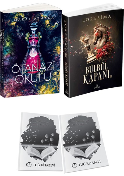 Bülbül Kapanı 3 ve Ephesus Yayınları Ötanazi Okulu 2 Maral Atmaca 2li Set + Hediyeli