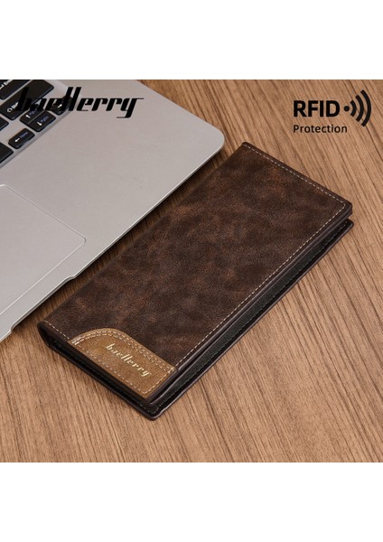 Baellerry Yeni Erkek Cüzdanı Fermuarlı, Çoklu Kart Yuvalı, Uzun Cüzdan, Üst Düzey Debriyaj Çantası, Erkek (Yurt Dışından)