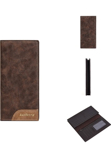 Baellerry Yeni Erkek Cüzdanı Fermuarlı, Çoklu Kart Yuvalı, Uzun Cüzdan, Üst Düzey Debriyaj Çantası, Erkek (Yurt Dışından) modelleri