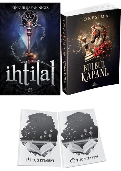 Bülbül Kapanı 3 ve Dokuz Yayınları Ihtilal 3 Zerda Binnur Şafak Nigiz 2li Set + Hediyeli