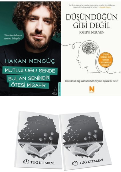 Mutluluğu Sende Bulan Senindir, Ötesi Misafir ve Düşündüğün Gibi Değil + Hediyeli