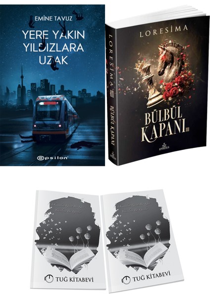 Bülbül Kapanı 3 ve Epsilon Yayınevi Yere Yakın Yıldızlara Uzak Emine Tavuz 2li Set + Hediyeli