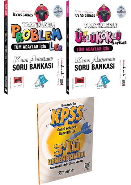 Taktiklerle Problemler Üslü Köklü Sayılar Ilyas Güneş - 3 Deneme