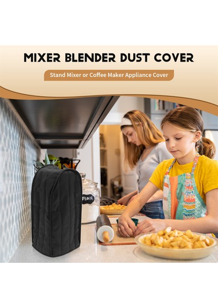 Blender Toz Kapağı, Stand Mikser Veya Kahve Makinesi Cihaz Kapağı, Mutfak Için Kanıtı Leke Dirençli Blender Kapağı (Siyah) (Yurt Dışından) fırsatları