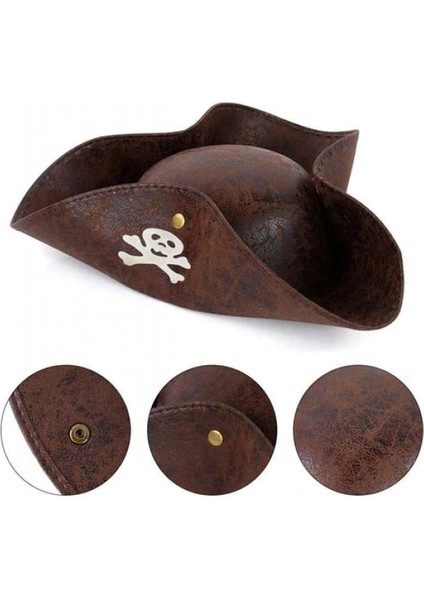 Vinleks Kaptan Jack Korsan Şapkası