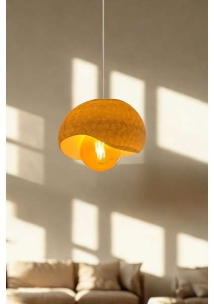 Rustik Iskandinav Serisi Beton Görünümlü Sarkıt Çevre Dostu Avize( Rustik Ampul Hediyeli) fiyatları