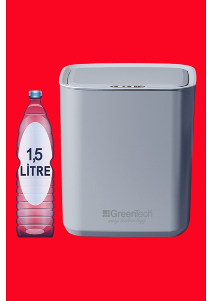 Sensörlü Şarjlı 22 Litre Çöp Kovası (Şarj Edilebilir Lityum Pilli) / GT-SC05B fiyatları