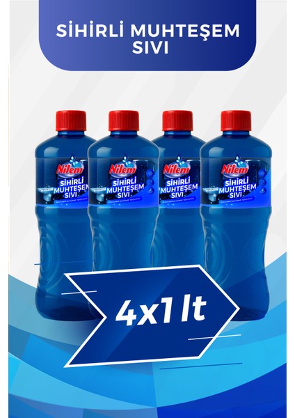 Sihirli Muhteşem Sıvı 1 Litre 4'lü