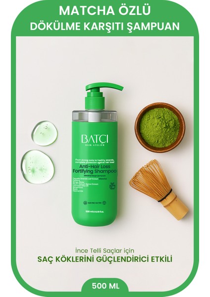 Batçı Saç Dökülmesine Karşı Hızlı Saç Uzamasına Yardımcı Şampuan 500ml