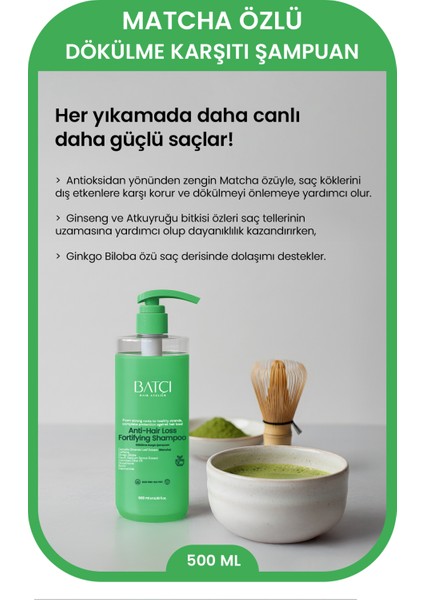 Batçı Saç Dökülmesine Karşı Hızlı Saç Uzamasına Yardımcı Şampuan 500ml modelleri