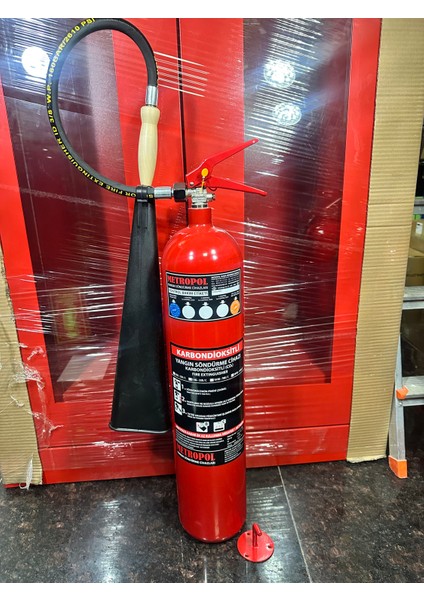 Metropo 5 kg Co2 Karbonlu Yangın Söndürme Cihazı