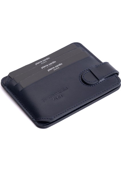 Lacivert Analin Unisex Deri Kartlık 0777L4Z