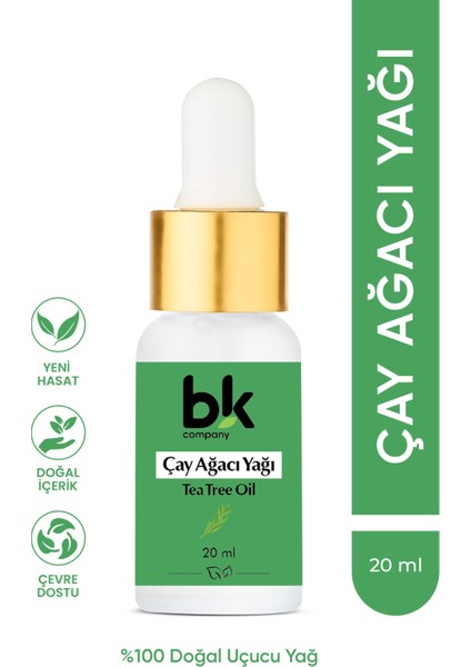 Çay Ağacı Yağı Cilt Ve Saç İçin Kullanımı Uygun. Kepek Önleyici 20 ml Serum