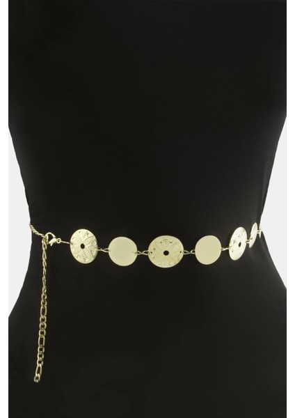 Buğz Çiçek Metal Zincir Kemer