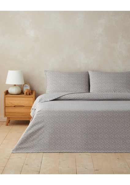 Geomora Kolay Ütülenir Tek Kişilik Nevresim Takımı 160X220 cm Vizon