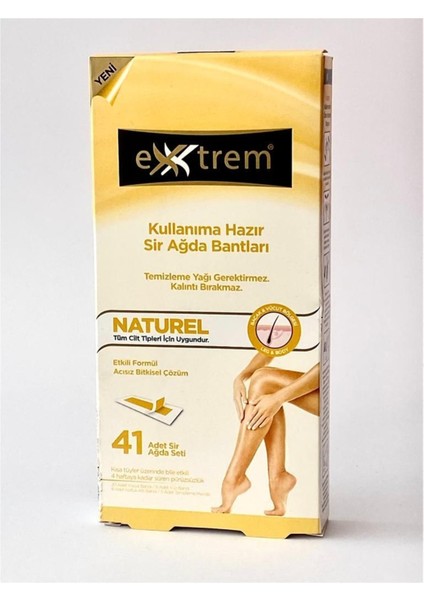 Naturel Hazır Ağda Bantları 41'li