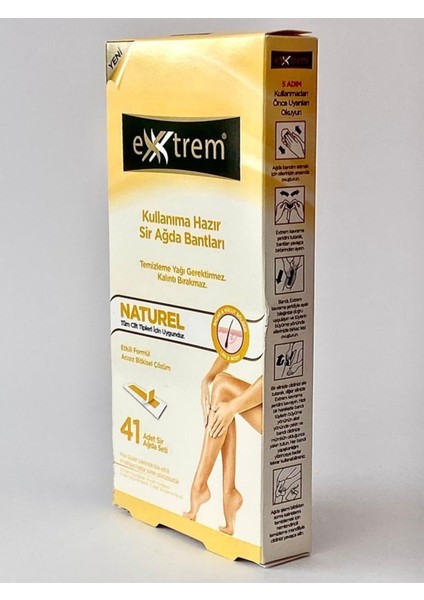 Naturel Hazır Ağda Bantları 41'li fiyatları