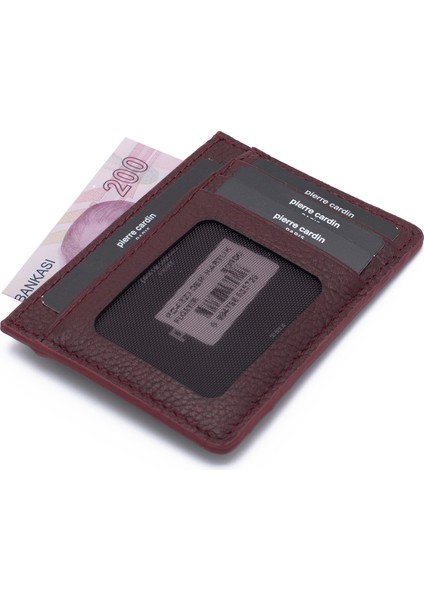 Bordo Unisex Deri Kredi Kartlık 0323B6F fiyatları