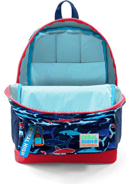 Dört Bölmeli Okul Çantası Ortopedik Sırt Yapısı ile 27x38x14 cm Çocuklar İçin