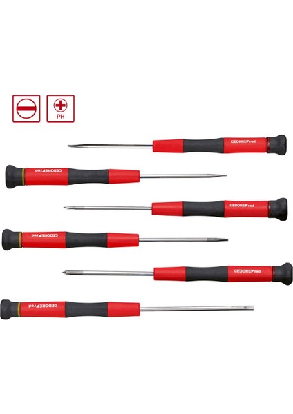 Red R38005906 Elektronikçi Tornavida Seti 6 Parça (3301351)